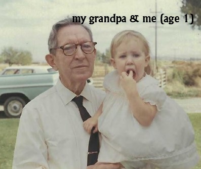 grandpa and baby cynthia